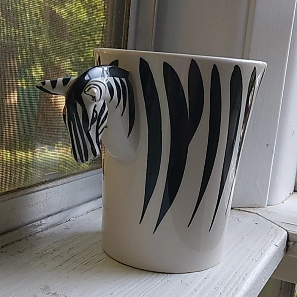 Pier 1 Zebra Mug